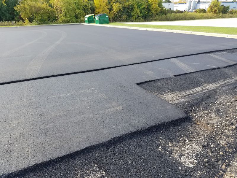 Finished Asphalt Roadway