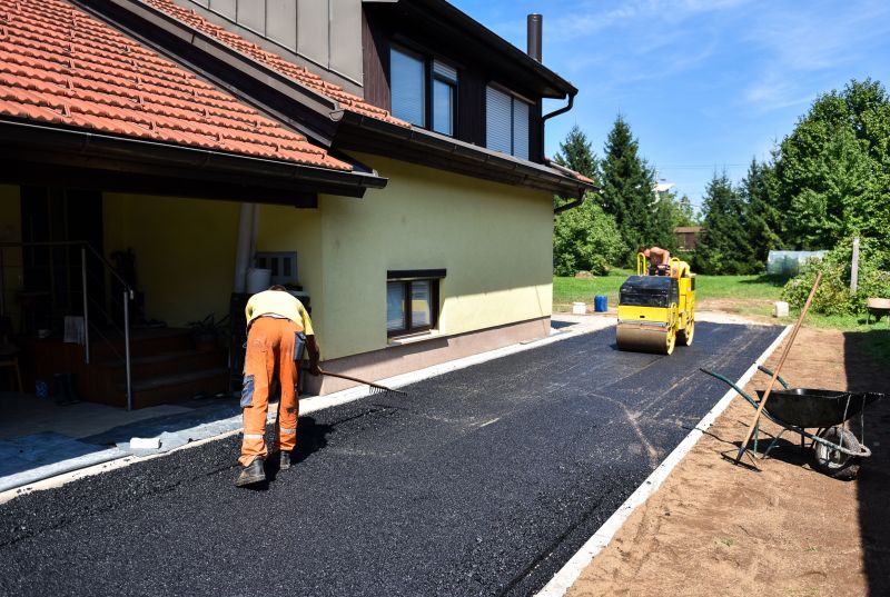 Asphalt Paving in Summer